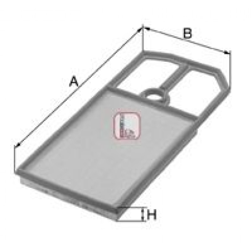 S 3184 A SOFIMA Фільтр повітря